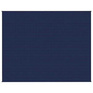 vidaXL Gewichtsdecke Blau 235x290 cm 11 kg Stoff