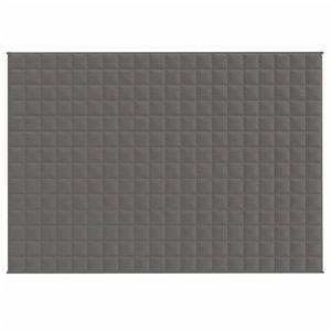 vidaXL Gewichtsdecke Grau 138x200 cm 6 kg Stoff