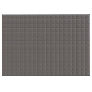 vidaXL Gewichtsdecke Grau 138x200 cm 10 kg Stoff