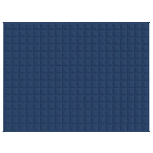 vidaXL Gewichtsdecke Blau 150x200 cm 11 kg Stoff