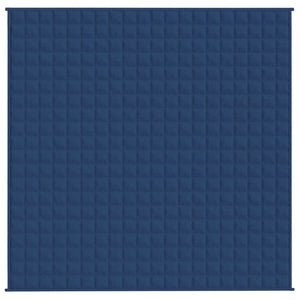 Gewichtsdecke Blau 200x200 cm 13 kg Stoff