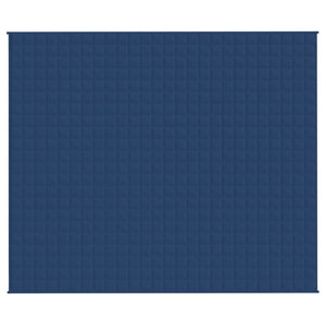 vidaXL Gewichtsdecke Blau 220x260 cm 11 kg Stoff