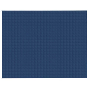 vidaXL Gewichtsdecke Blau 235x290 cm 11 kg Stoff