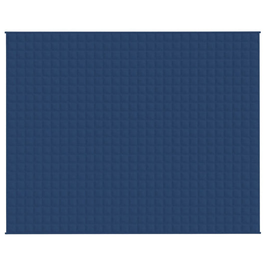 Gewichtsdecke Blau 235x290 cm 15 kg Stoff