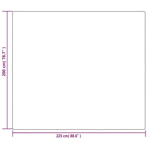 vidaXL Gewichtsdecke mit Bezug Grau 200x225 cm 9 kg Stoff