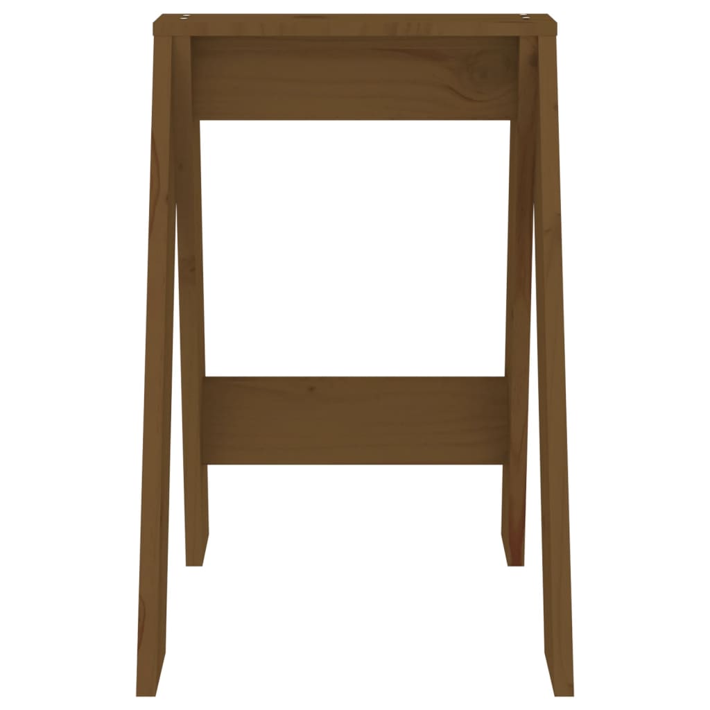 vidaXL Hocker 2 Stk. Honigbraun 40x40x60 cm Massivholz Kiefer