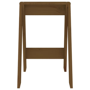 vidaXL Hocker 2 Stk. Honigbraun 40x40x60 cm Massivholz Kiefer