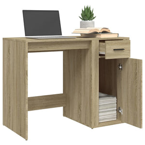 Schreibtisch Sonoma-Eiche 100x49x75 cm Holzwerkstoff Stilecasa