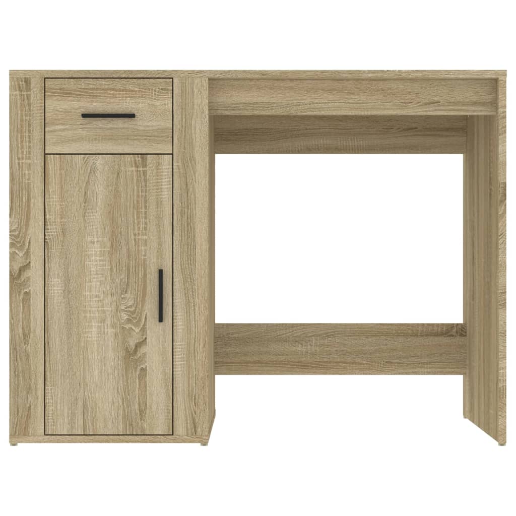 Schreibtisch Sonoma-Eiche 100x49x75 cm Holzwerkstoff Stilecasa