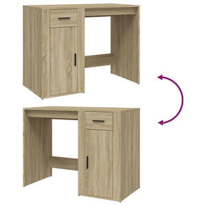 Schreibtisch Sonoma-Eiche 100x49x75 cm Holzwerkstoff Stilecasa