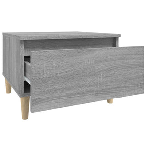 vidaXL Beistelltische 2 Stk. Grau Sonoma 50x46x35 cm Holzwerkstoff