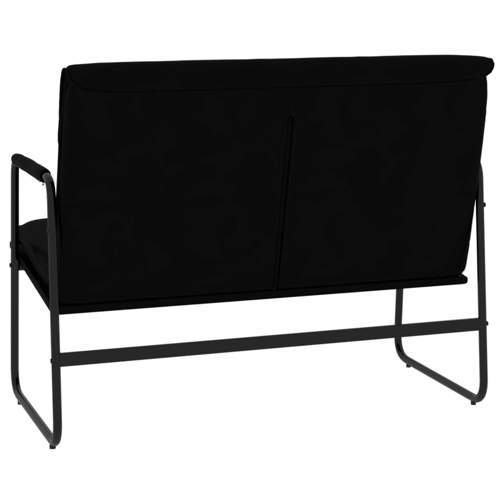 vidaXL Sitzbank Schwarz 100x64x80 cm Kunstleder