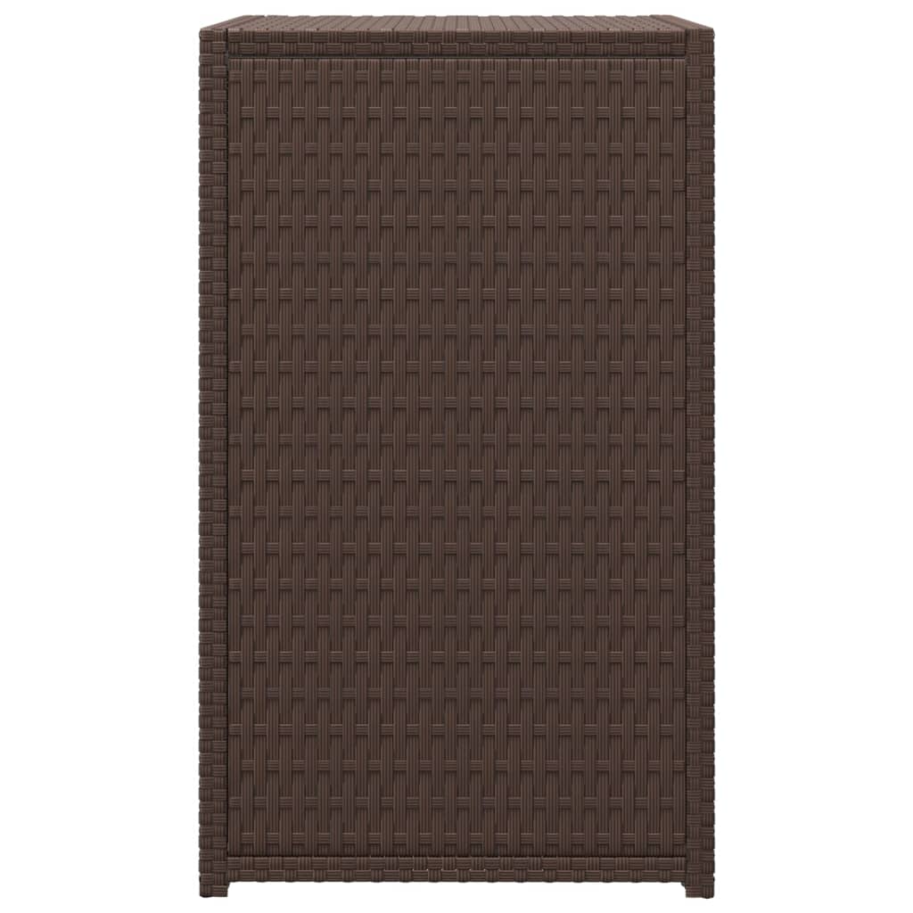 vidaXL C-Tisch Braun 40x35x60 cm Poly Rattan