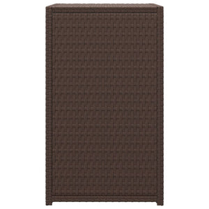 vidaXL C-Tisch Braun 40x35x60 cm Poly Rattan