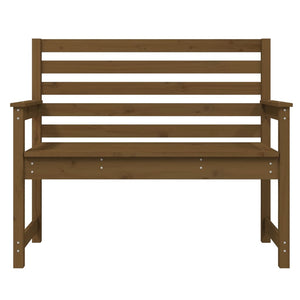 vidaXL Gartenbank Honigbraun 109x48x91,5 cm Massivholz Kiefer