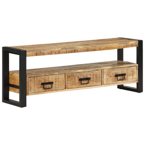 vidaXL TV-Schrank 120x30x45 cm Massivholz Mango