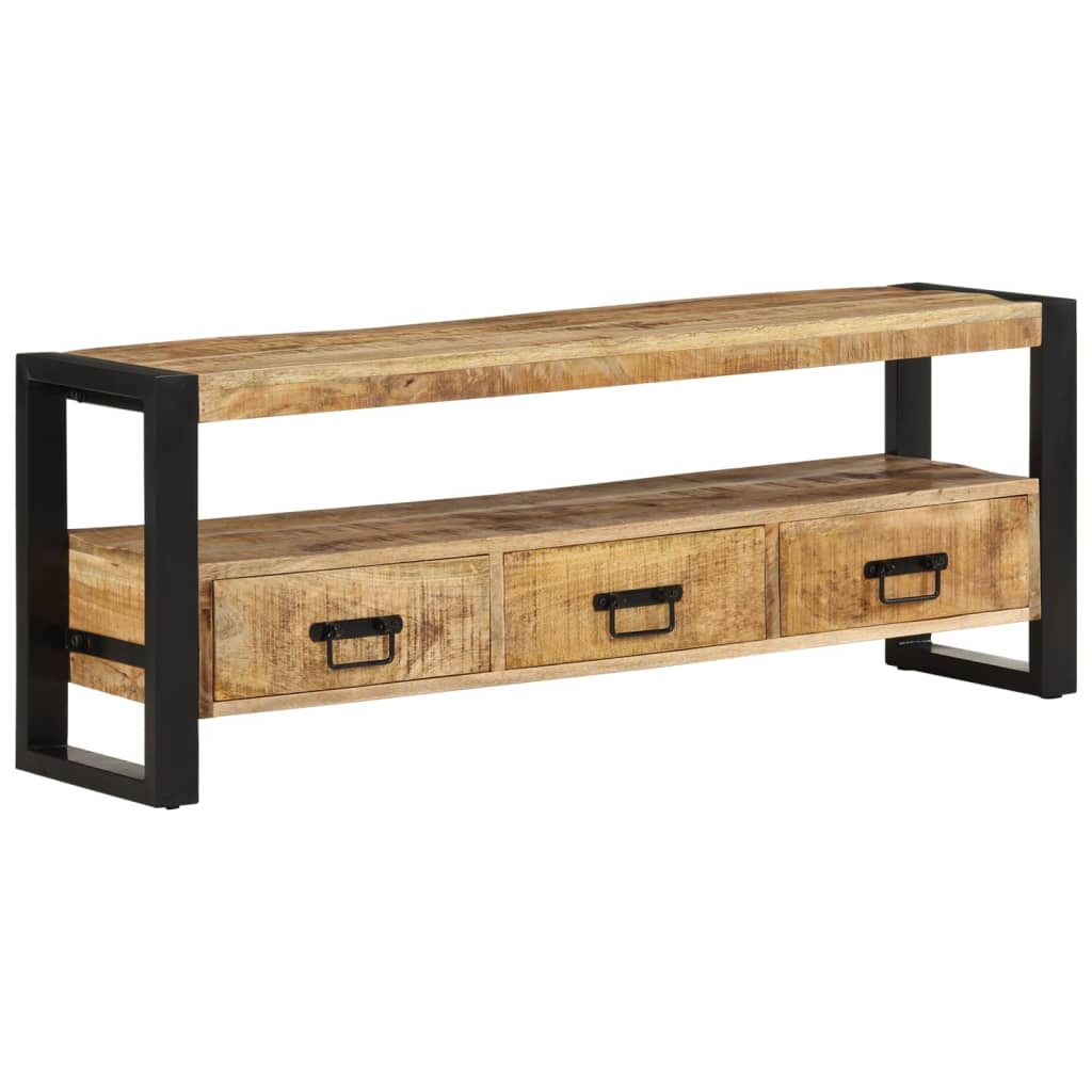 vidaXL TV-Schrank 120x30x45 cm Massivholz Mango