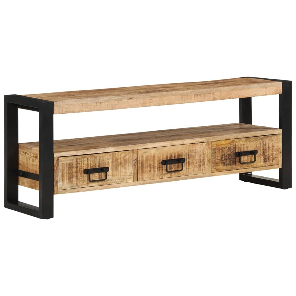 vidaXL TV-Schrank 120x30x45 cm Massivholz Mango