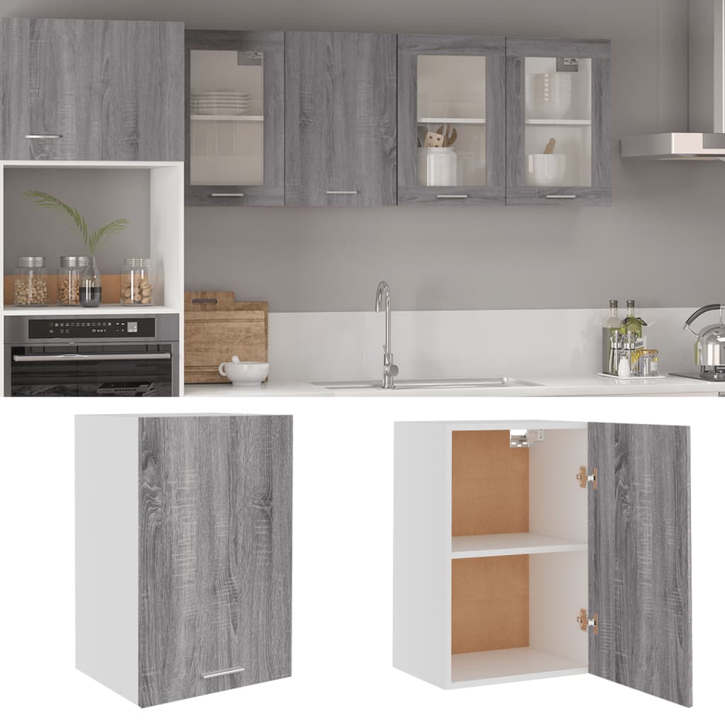 vidaXL Hängeschrank Grau Sonoma 39,5x31x60 cm Holzwerkstoff