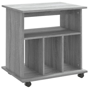 Rollschrank Grau Sonoma 60x45x60 cm Holzwerkstoff Stilecasa