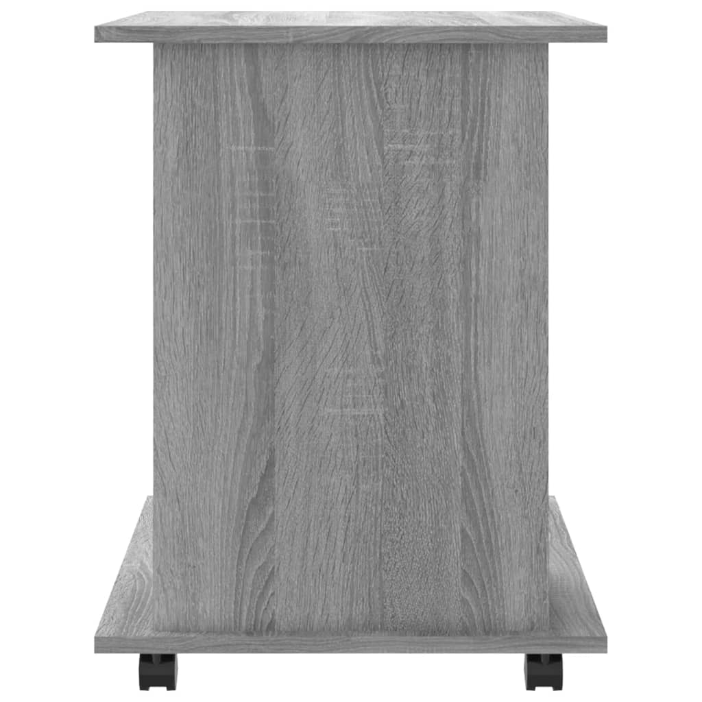 Rollschrank Grau Sonoma 60x45x60 cm Holzwerkstoff Stilecasa