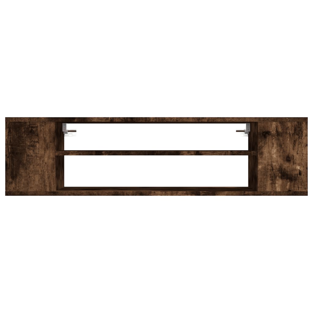 vidaXL TV-Wandschrank Räuchereiche 100x30x26,5 cm Holzwerkstoff