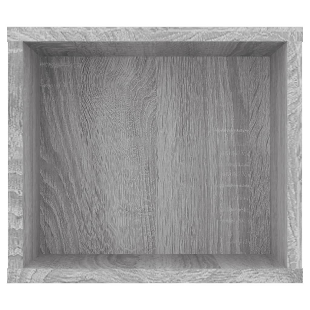 vidaXL TV-Wandschrank Grau Sonoma 100x30x26,5 cm Holzwerkstoff