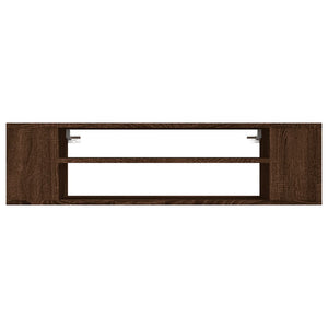 vidaXL TV-Wandschrank Braun Eichen-Optik 100x30x26,5 cm Holzwerkstoff