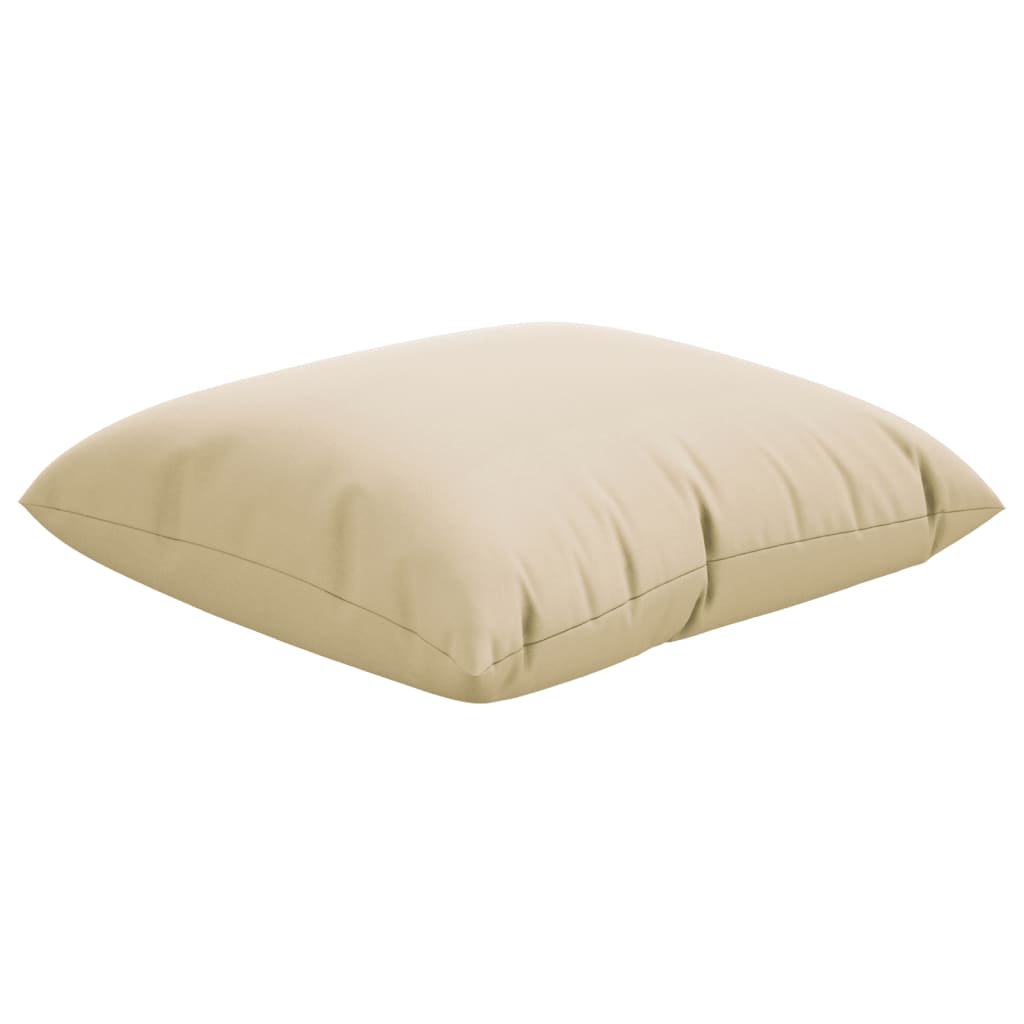 vidaXL Sofakissen 4 Stk. Beige 40x40 cm Stoff