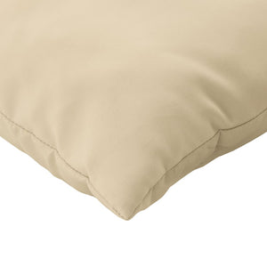 vidaXL Sofakissen 4 Stk. Beige 40x40 cm Stoff