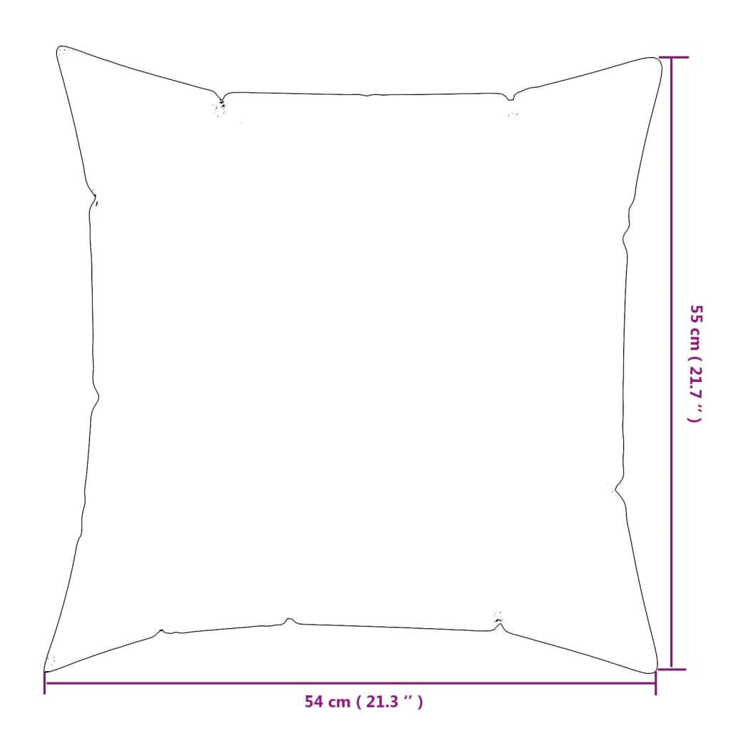 vidaXL Zierkissen 4 Stk. Mehrfarbig 50x50 cm Stoff