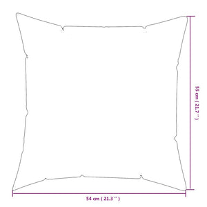 vidaXL Zierkissen 4 Stk. Mehrfarbig 50x50 cm Stoff