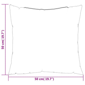 vidaXL Zierkissen 4 Stk. Mehrfarbig 50x50 cm Stoff