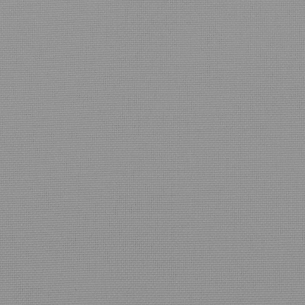 vidaXL Palettenkissen Grau 70x70x12 cm Stoff