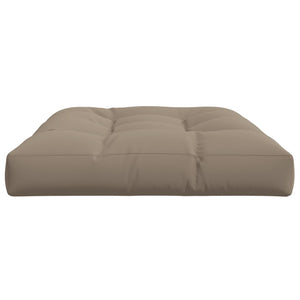 vidaXL Palettenkissen Taupe 120x80x12 cm Stoff