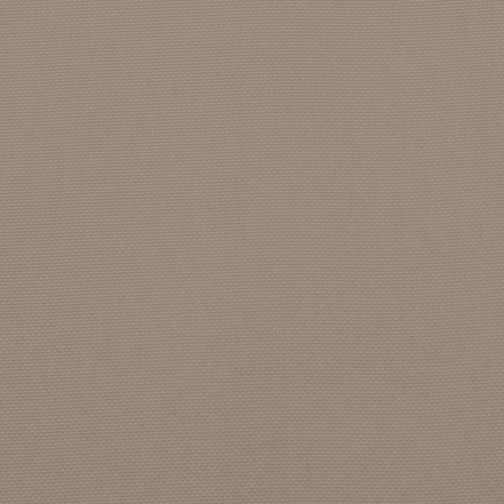 vidaXL Palettenkissen Taupe 120x80x12 cm Stoff