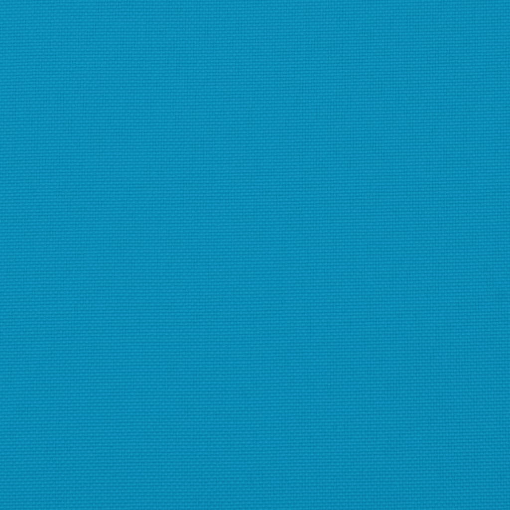 vidaXL Palettenkissen Hellblau 60x40x12 cm Stoff