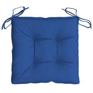 vidaXL Stuhlkissen 4 Stk. Blau 40x40x7 cm Oxford-Gewebe