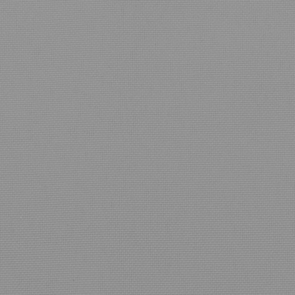 vidaXL Stuhlkissen 2 Stk. Grau 50x50x7 cm Oxford-Gewebe