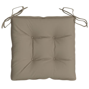 vidaXL Palettenkissen 2 Stk. Taupe 50x50x7 cm Oxford-Gewebe