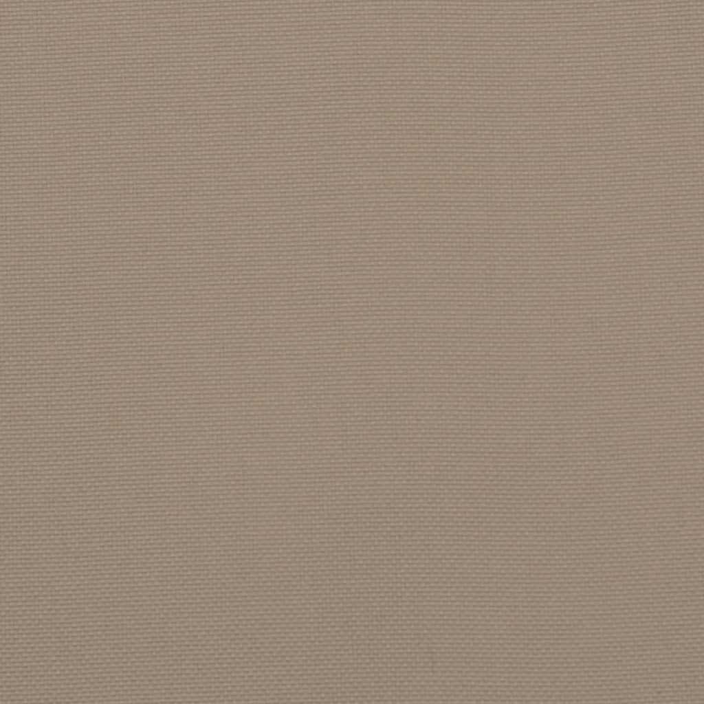 vidaXL Palettenkissen 2 Stk. Taupe 50x50x7 cm Oxford-Gewebe