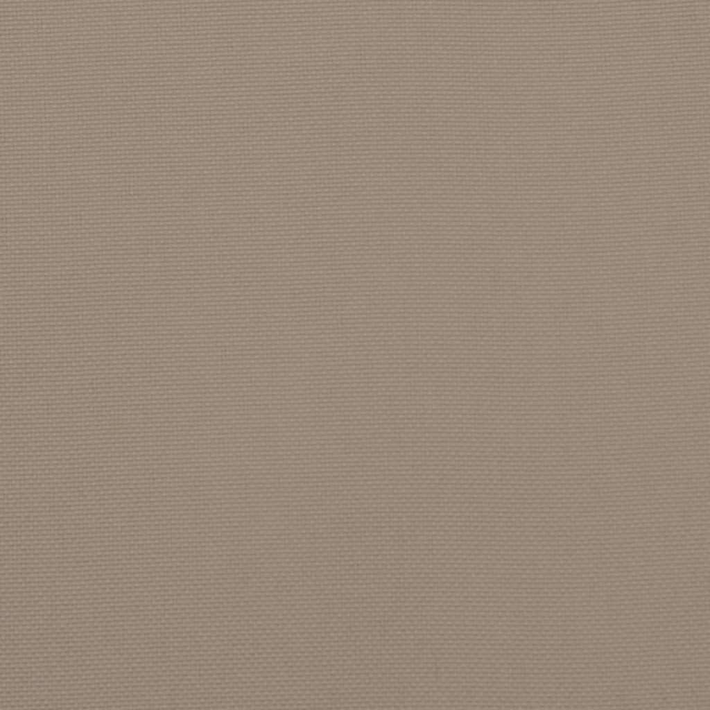 vidaXL Palettenkissen 6 Stk. Taupe 50x50x7 cm Oxford-Gewebe