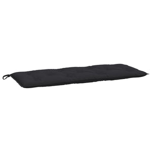 vidaXL Gartenbank-Auflage Schwarz 120x50x7 cm Oxford-Gewebe