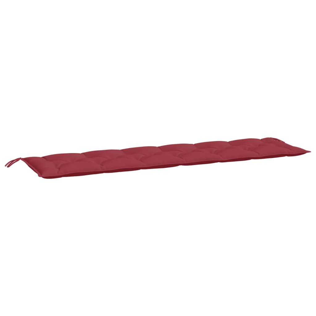 vidaXL Gartenbank-Auflage Weinrot 200x50x7 cm Oxford-Gewebe