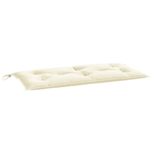 vidaXL Gartenbank-Auflagen 2 Stk. Creme 100x50x7 cm Oxford-Gewebe