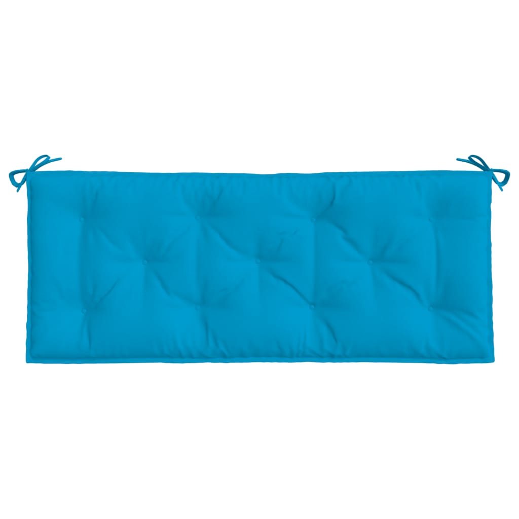 vidaXL Gartenbank-Auflagen 2 Stk. Hellblau 120x50x7 cm Oxford-Gewebe