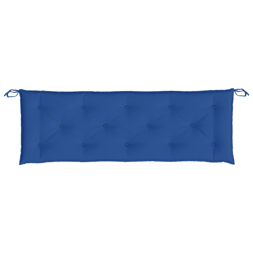 vidaXL Gartenbank-Auflagen 2 Stk. Blau 150x50x7 cm Oxford-Gewebe