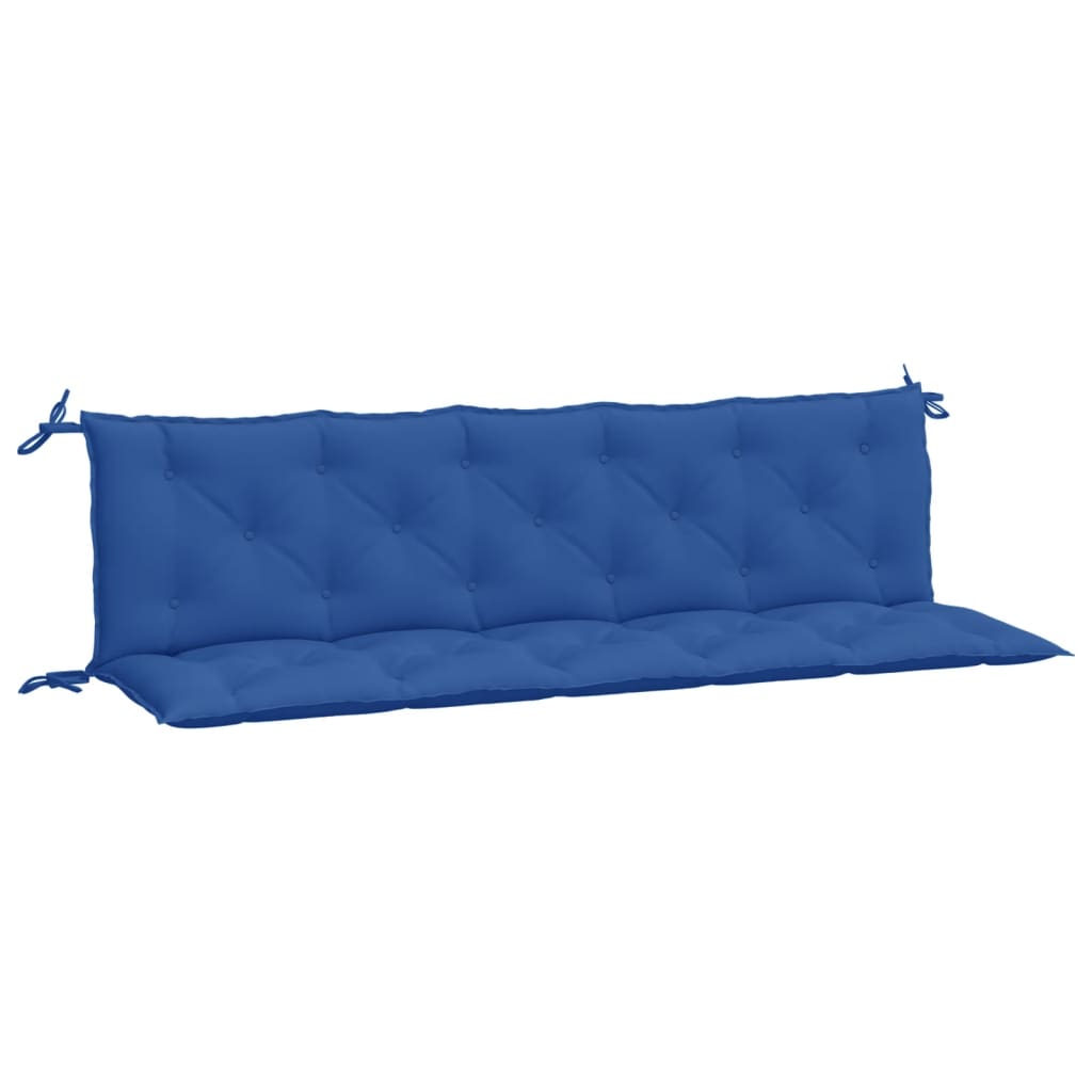 vidaXL Gartenbank-Auflagen 2 Stk. Blau 180x50x7 cm Oxford-Gewebe