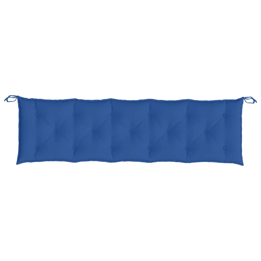 vidaXL Gartenbank-Auflagen 2 Stk. Blau 180x50x7 cm Oxford-Gewebe