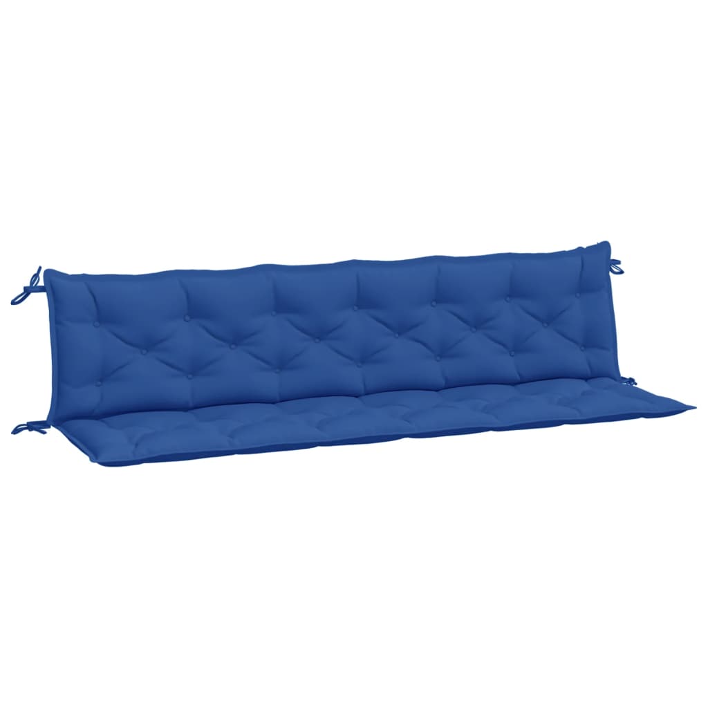 vidaXL Gartenbank-Auflagen 2 Stk. Blau 200x50x7 cm Oxford-Gewebe